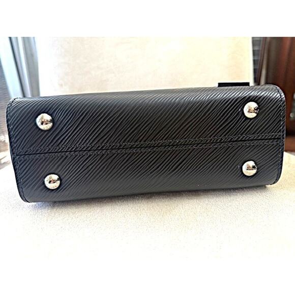 Louis Vuitton BLACK Mini Cluny Top Handle Bag Epi Leather Guitar Strap $3100 - Picture 15 of 15